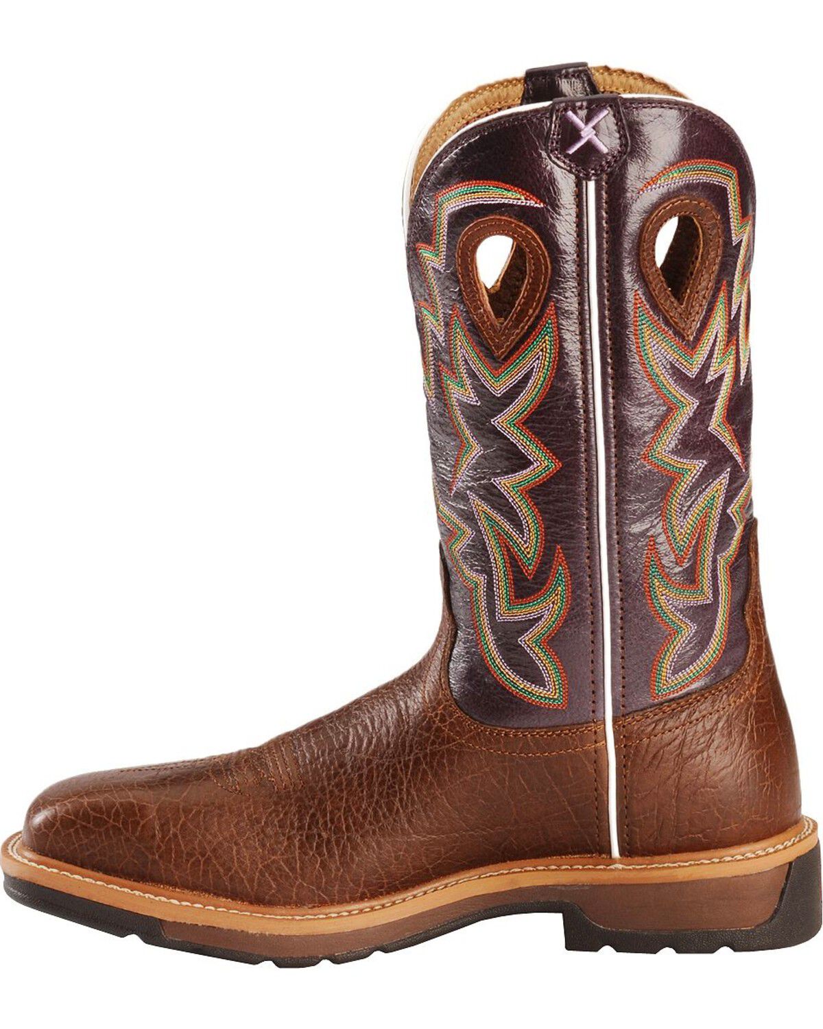 twisted x pull on work boots