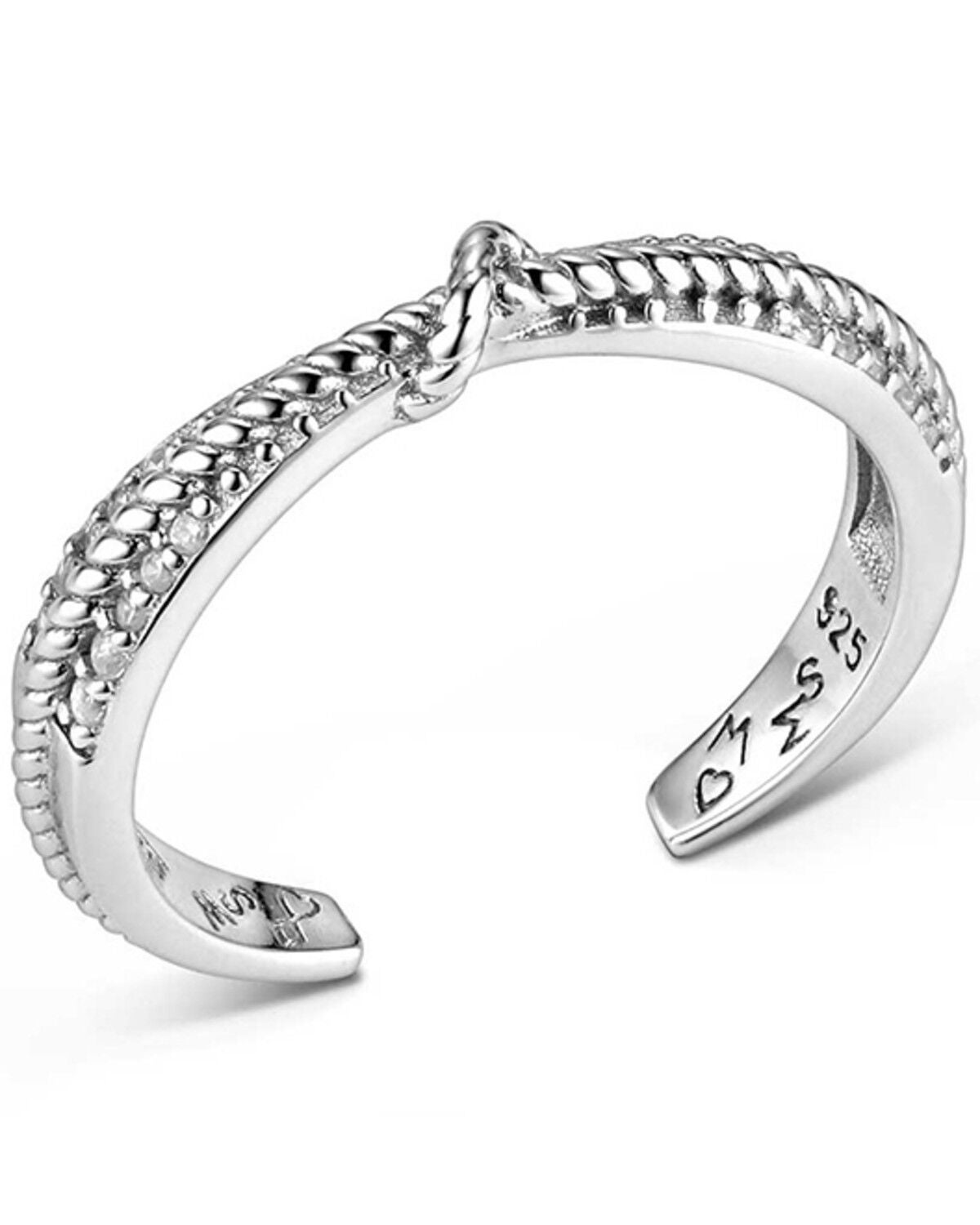 Image #1 - Montana Silversmiths Women's Paths of Life Ring, Silver, hi-res