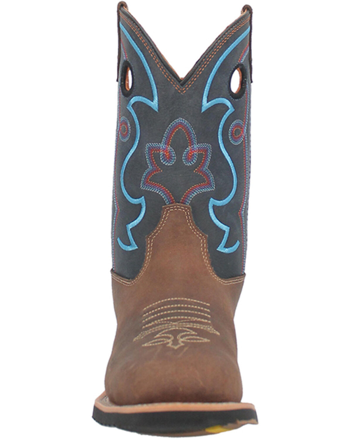 Image #4 - Dan Post Women's Jesse Western Performance Boots - Broad Square Toe, Brown, hi-res
