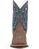 Image #4 - Dan Post Women's Jesse Western Performance Boots - Broad Square Toe, Brown, hi-res
