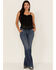 Image #2 - Idyllwind Women's Briarwick Fringe Tank Top, Black, hi-res