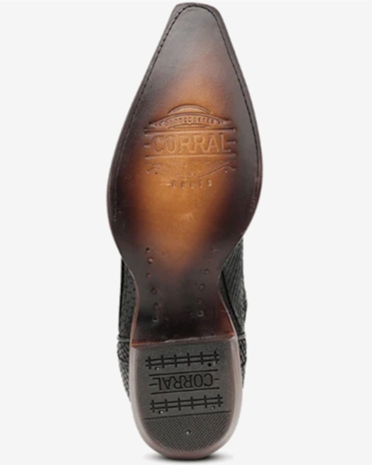 Image #3 - Corral Men's Exotic Python Western Boots - Snip Toe, Black, hi-res