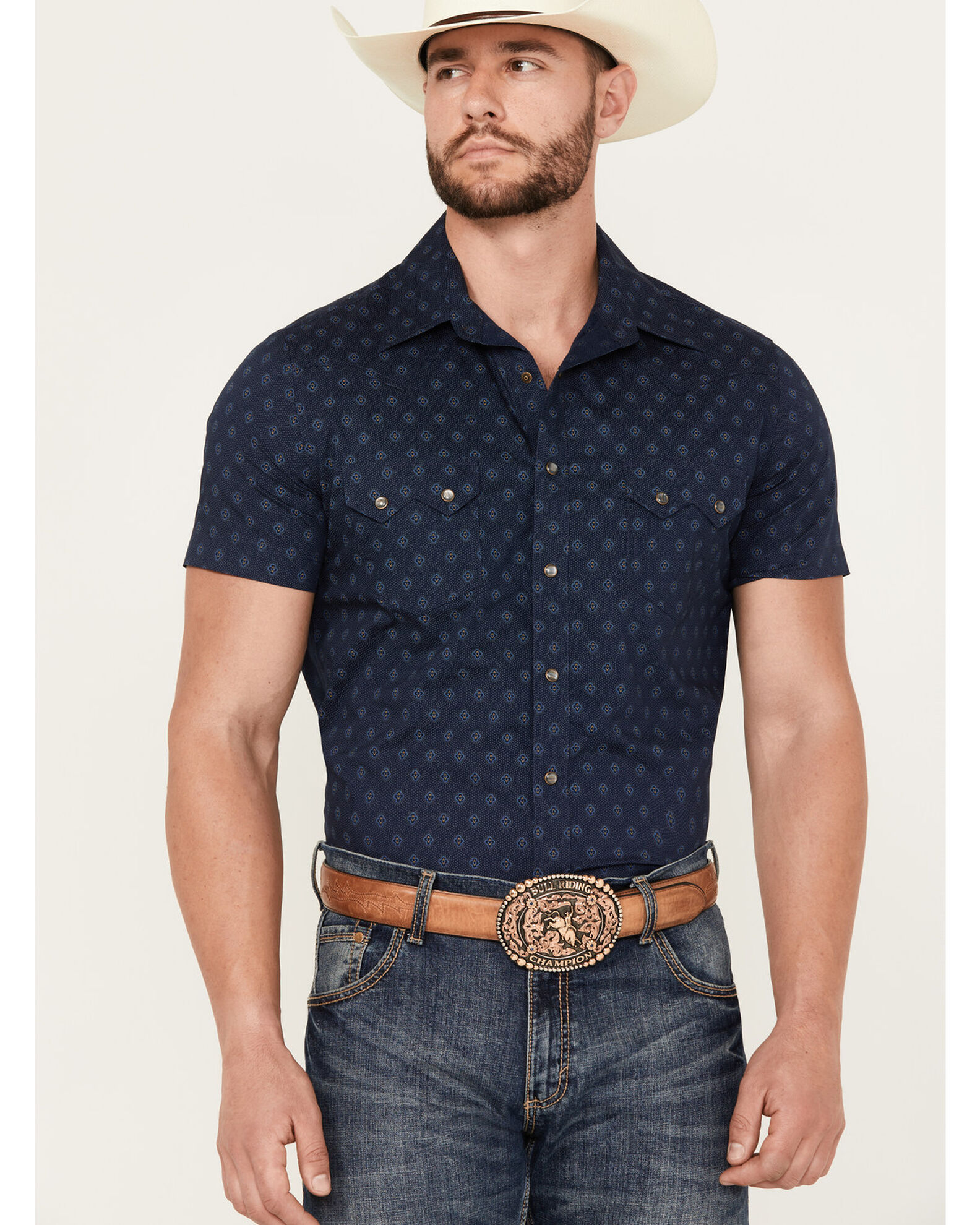 Vintage pearl snap clearance shirts short sleeve