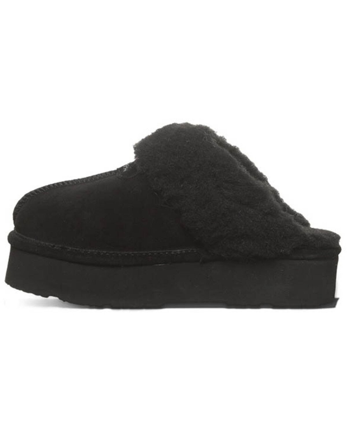 Image #3 - Bearpaw Women's Retro Loki Platform Slippers, Black, hi-res