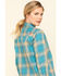 Image #5 - Ariat Women's Boot Barn Exclusive FR Savana Plaid Print Long Sleeve Work Shirt, , hi-res
