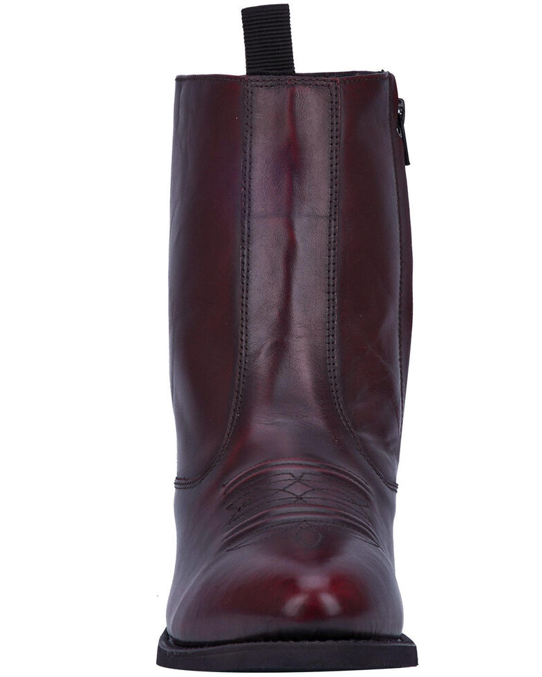 black cherry mens boots