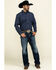 Image #6 - Cody James Core Men's Space Cowboy Geo Print Long Sleeve Western Shirt - Tall, , hi-res