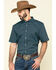 Image #1 - Cody James Core Men's High Roller Geo Print Short Sleeve Western Shirt, , hi-res
