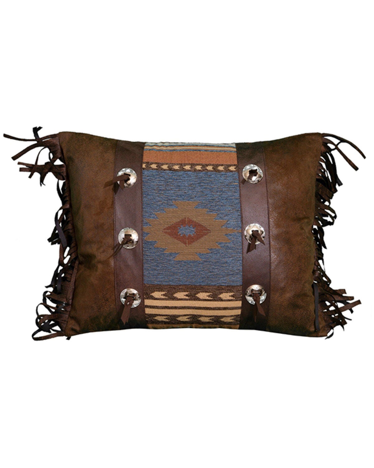 Carstens Home Sierra Concho Pillow, Blue, hi-res