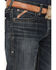 Image #2 - Ariat Men's Boot Barn Exclusive Bart Keith Dark Wash Relaxed Bootcut Denim Jeans, Dark Wash, hi-res