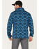 Image #4 - Powder River Outfitters Men's Southwestern Print Quarter-Zip Pullover, , hi-res