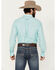 Image #4 - Ariat Men's Gian Team Logo Geo Print Long Sleeve Button-Down Western Shirt - Tall, Aqua, hi-res