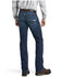 Image #2 - Ariat Men's FR M7 Kelby Duralight Shoreway Stackable Straight Work Jeans, Blue, hi-res