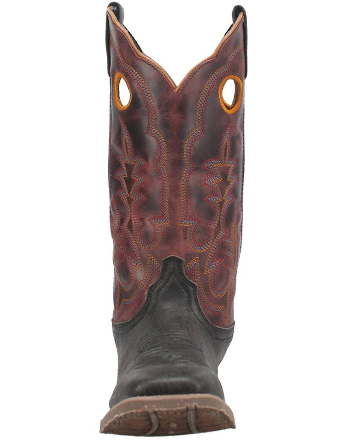 Image #4 - Laredo Men's Isaac Western Boot - Broad Square Toe, Black, hi-res