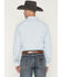 Image #4 - Wrangler X Cody Johnson Men's Solid Long Sleeve Pearl Snap Western Shirt, Blue, hi-res