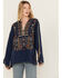 Image #1 - Johnny Was Women's Embroidered Long Sleeve Shirt, , hi-res