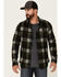 Image #1 - Flag & Anthem Men's Berks Plaid Textured Knit Long Sleeve Button-Down Western Shirt, Olive, hi-res