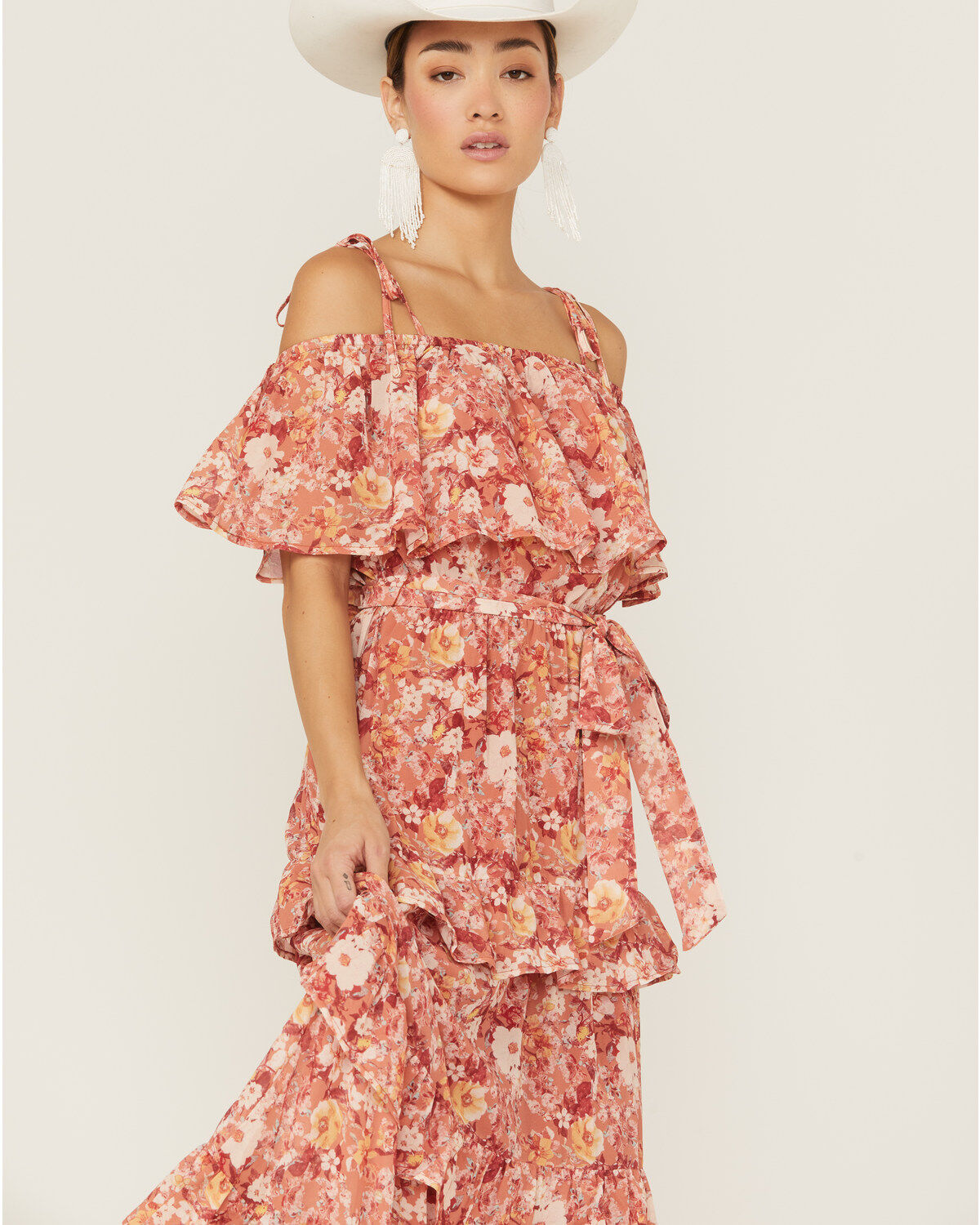Image #2 - Flying Tomato Women's Maxi Floral Dress, , hi-res
