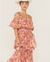 Flying Tomato Women's Maxi Floral Dress, Rust Copper, hi-res