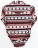 Image #3 - Shyanne Infant Girls' Southwestern Printed Stripe Long Sleeve Onesie, Burgundy, hi-res