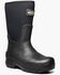 Image #1 - Bogs Men's Stockman II Work Boots - Composite Toe, Black, hi-res