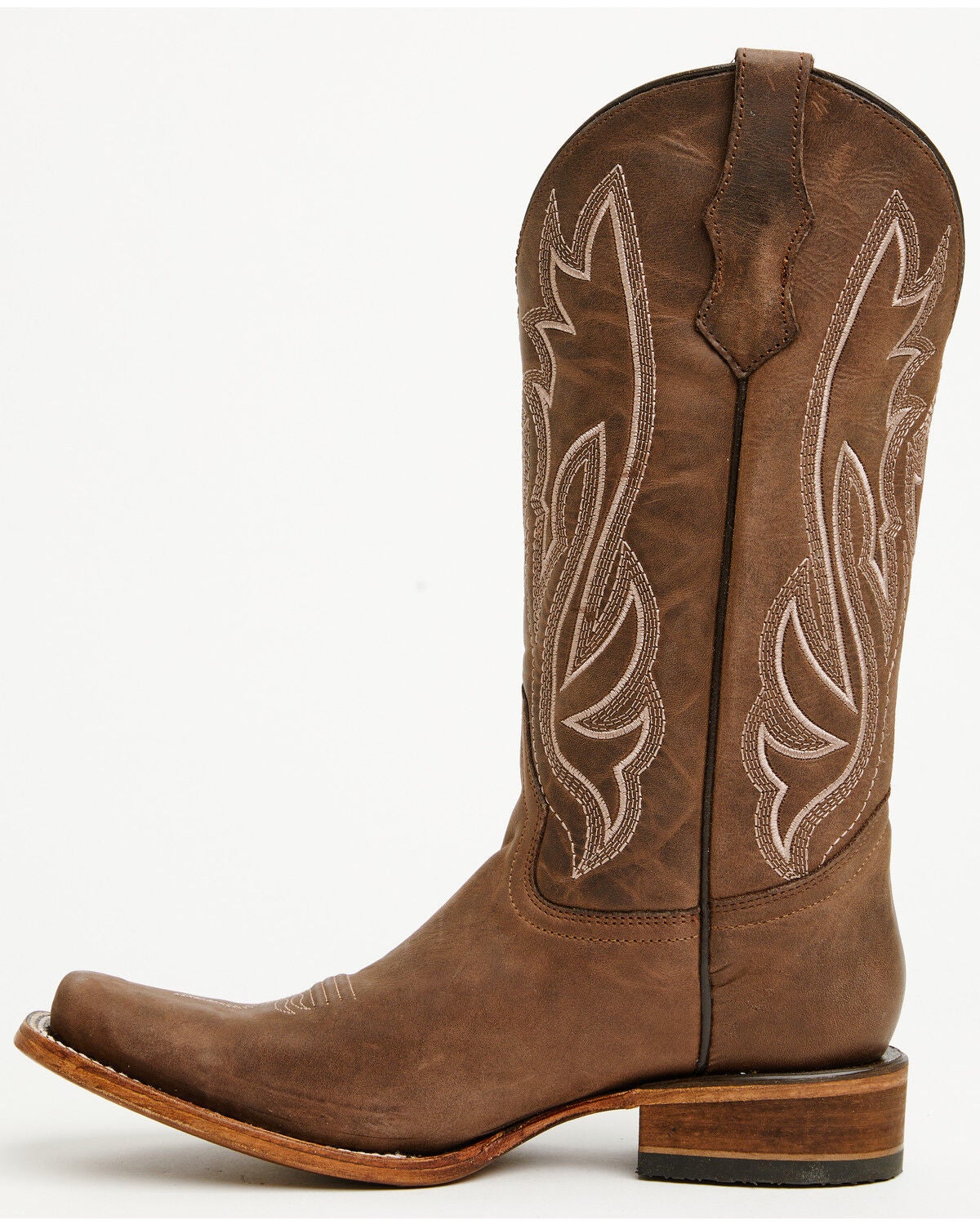 Image #3 - Circle G Women's Tall Western Boots - Square Toe, Brown, hi-res