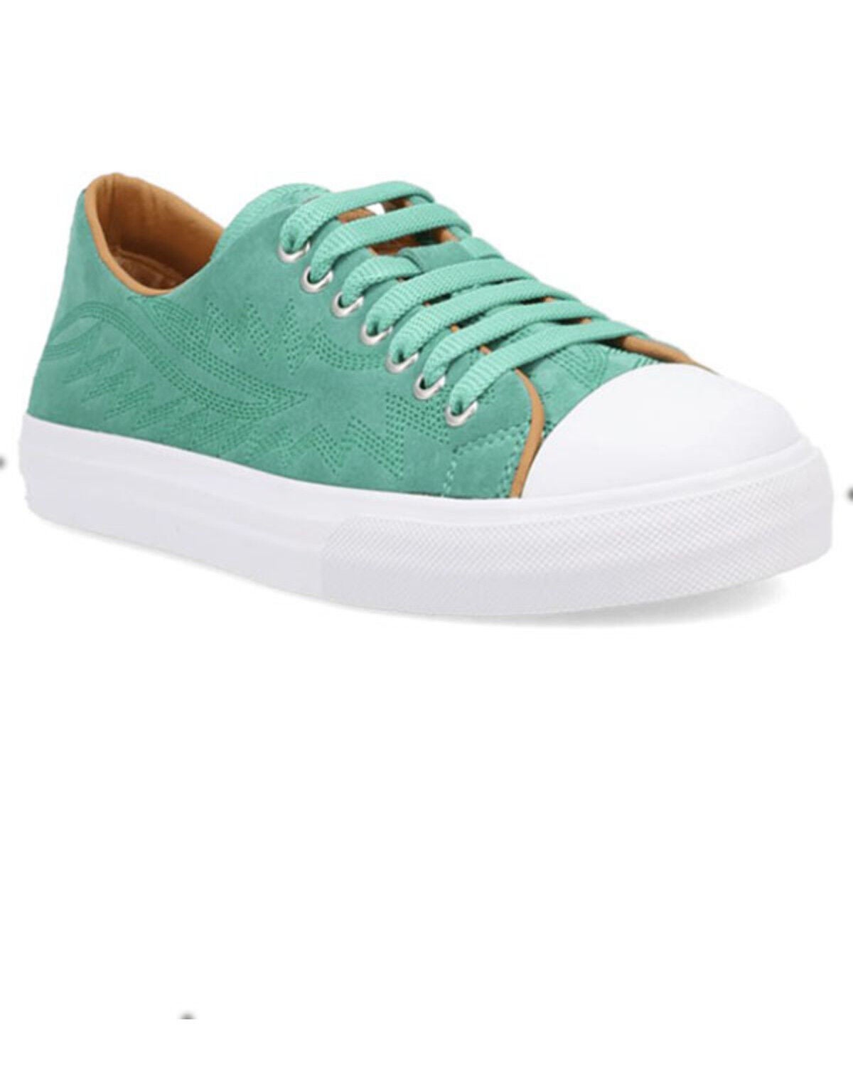 Dingo Women's Campus Sneakers, Green, hi-res