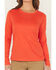 Image #3 - Carhartt Women's Force Sun Defender™ Relaxed Fit Lightweight Long Sleeve Graphic Work Tee, Red, hi-res