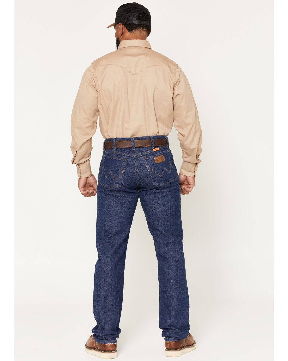 Image #3 - Wrangler Men's FR Lightweight Regular Fit Jeans, Denim, hi-res