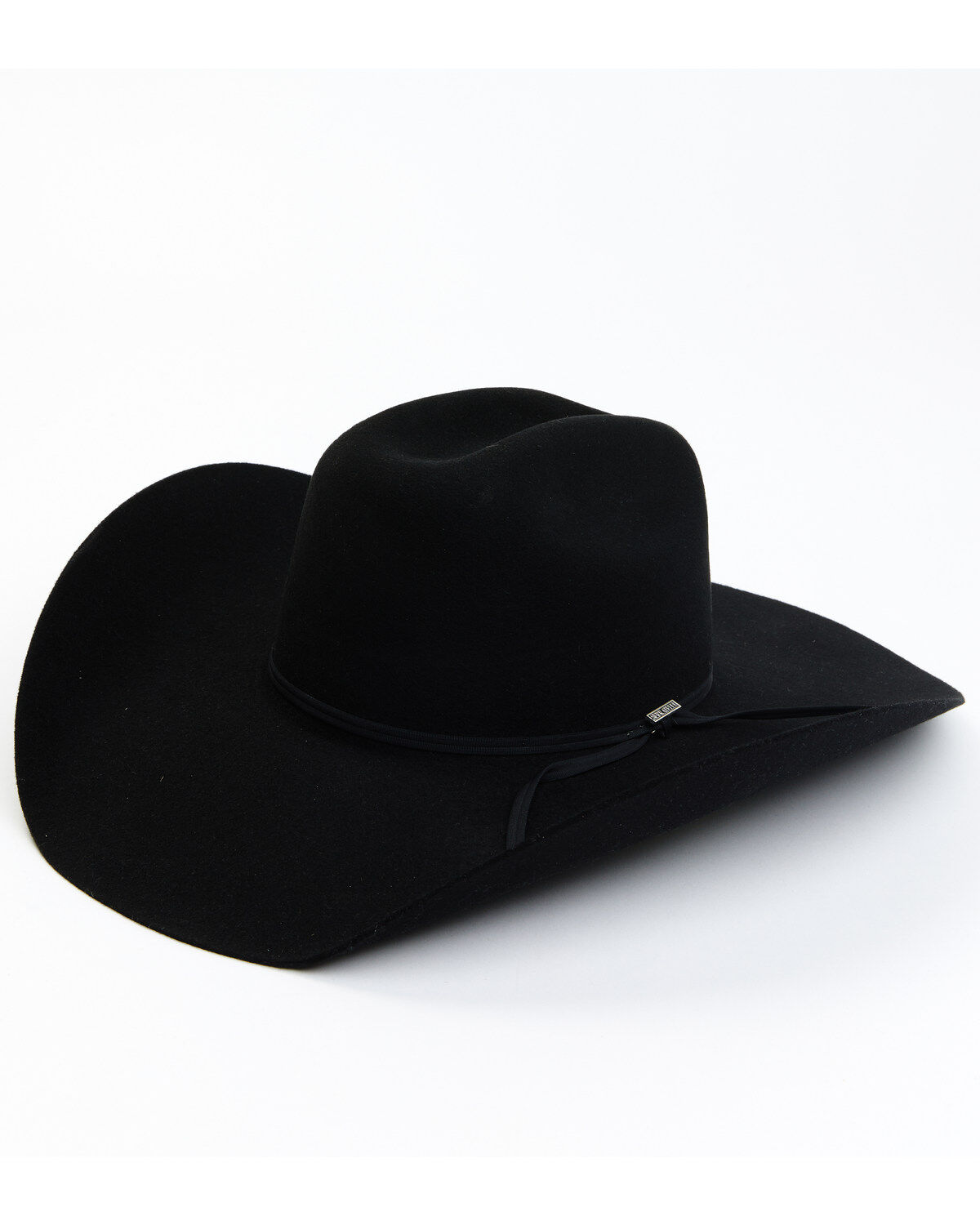 Image #1 - Serratelli 5X Felt Cowboy Hat, Black, hi-res