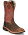 Image #1 - Justin Men's Dalhart Waterproof Western Work Boots - Soft Toe, Brown, hi-res