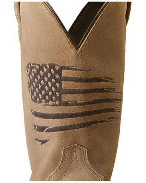 Image #6 - Ariat Men's Circuit Patriot Western Boots - Broad Square Toe, Grey, hi-res
