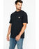 Carhartt Men's Loose Fit Heavyweight Logo Pocket Work T-Shirt, Black, hi-res