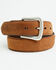 Image #1 - Nocona Men's Overlay Leather Western Belt, Med Brown, hi-res