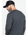 Image #5 - Hawx Men's Gray Solid Asphalt Thermal Crew Long Sleeve Work Shirt, , hi-res