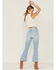 Image #4 - Rolla's Women's Dusters Bluebird Crop Bootcut Jeans, Blue, hi-res
