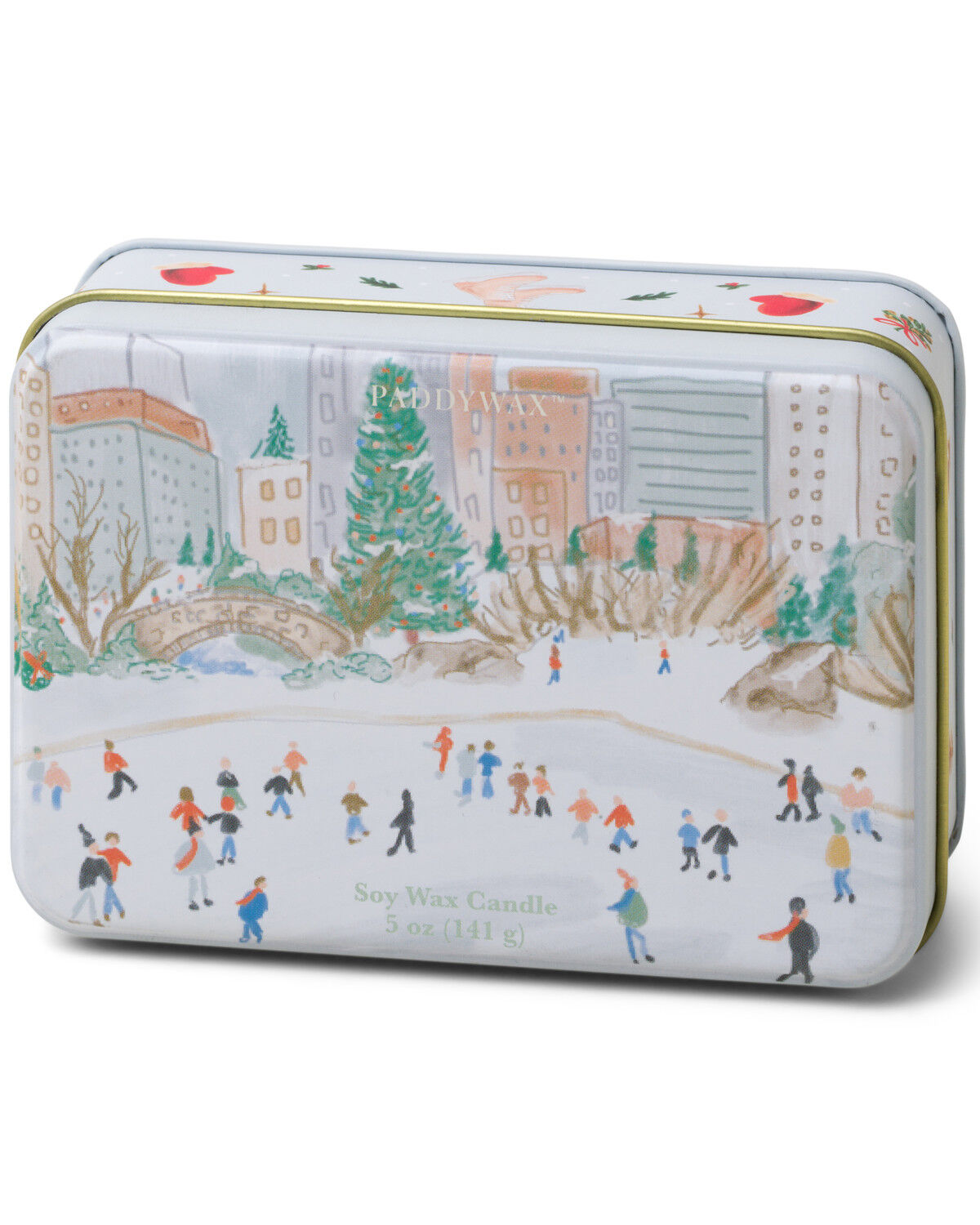 Image #1 - Paddywx Ice 5oz Holiday Tin Candle, Multi, hi-res