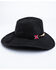 Image #3 - Nikki Beach Women's Eros Toyo Rancher Straw Hat , Black, hi-res