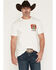 Image #2 - Sendero Provisions Men's Cowboy Killers Short Sleeve Graphic T-Shirt, White, hi-res