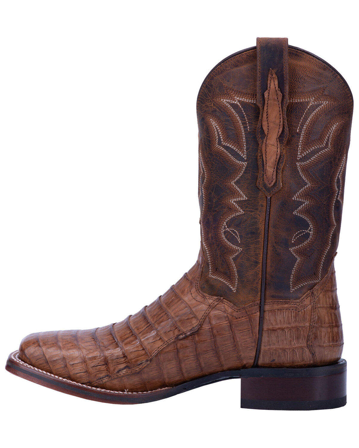 Dan Post Men's Kingsly Chocolate Caiman 