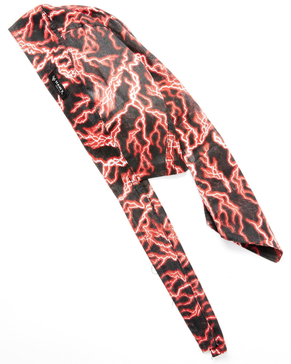 Hawx Men's Lightning Print Dorag Work Cap, Black, hi-res