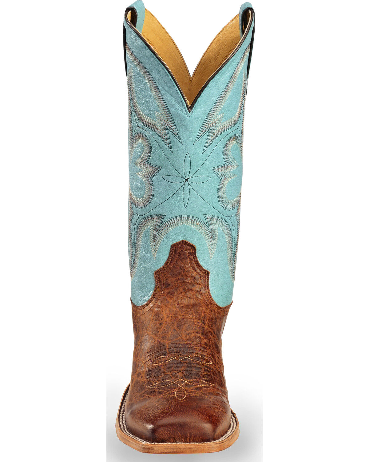 Image #4 - Tony Lama Men's Cabra Western Boots, Honey, hi-res