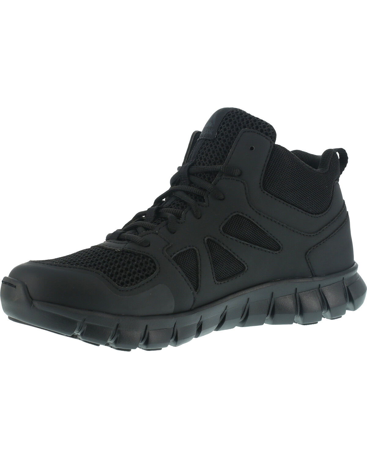Image #2 - Reebok Men's Sublite Cushion Tactical Mid Shoes - Soft Toe, Black, hi-res