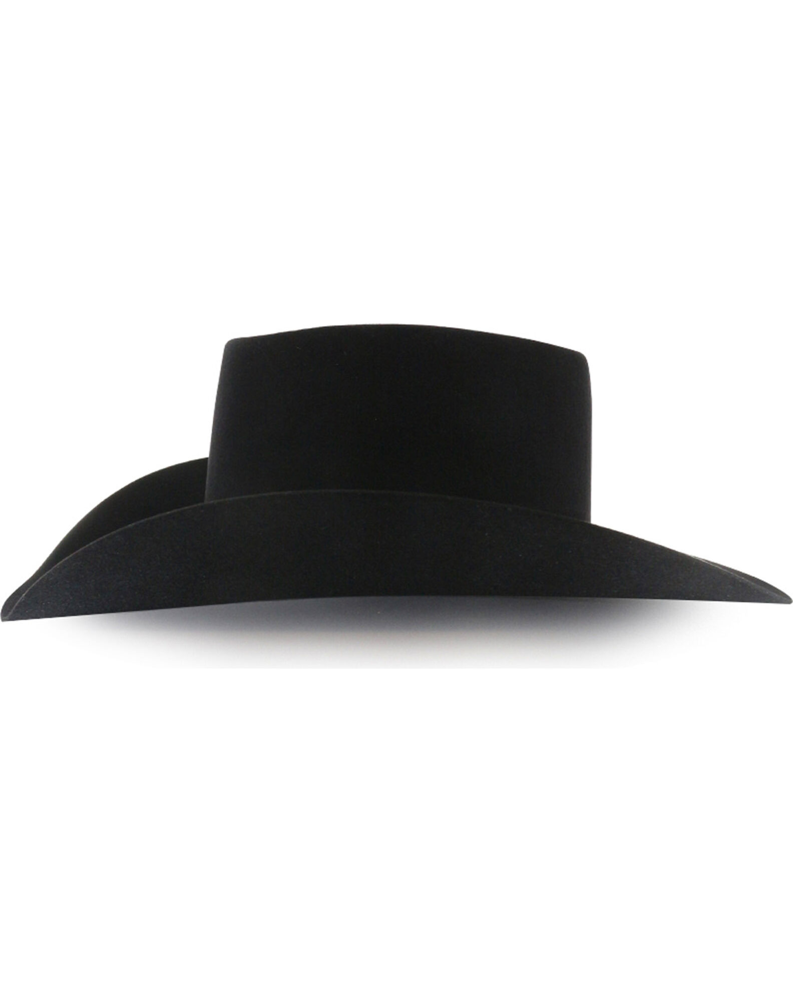 Image #5 - Rodeo King Men's Brick 5X Felt Cowboy Hat, Black, hi-res