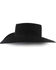 Rodeo King Men's Brick 5X Felt Cowboy Hat, Black, hi-res
