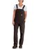 Carhartt Women's Crawford Double-Front Bib Work Overalls, Dark Brown, hi-res