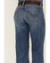 Ariat Women's Jennifer Eleanor Wide Trouser Flare Jeans, Blue, hi-res