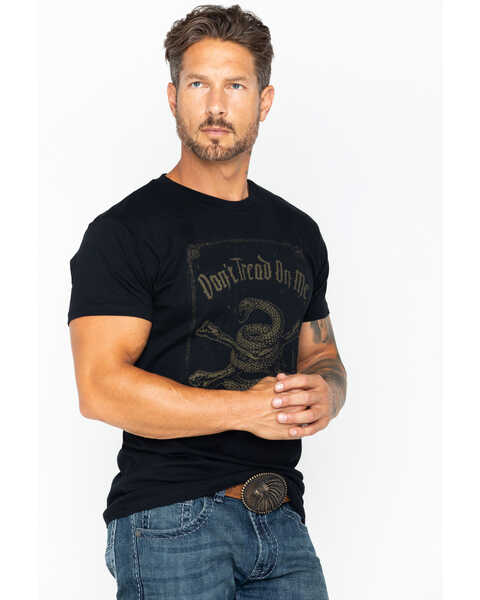 Image #3 - Brothers and Arms Don't Tread On Me Print T-Shirt, Black, hi-res