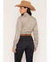 Image #4 - Cinch Women's TENCEL Striped Long Sleeve Button-Down Western Shirt, Brown, hi-res