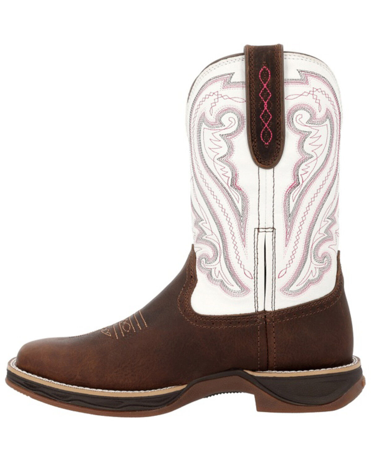 Image #3 - Durango Women's Lady Rebel Ultra-Lite Performance Western Boots - Broad Square Toe, Coffee, hi-res
